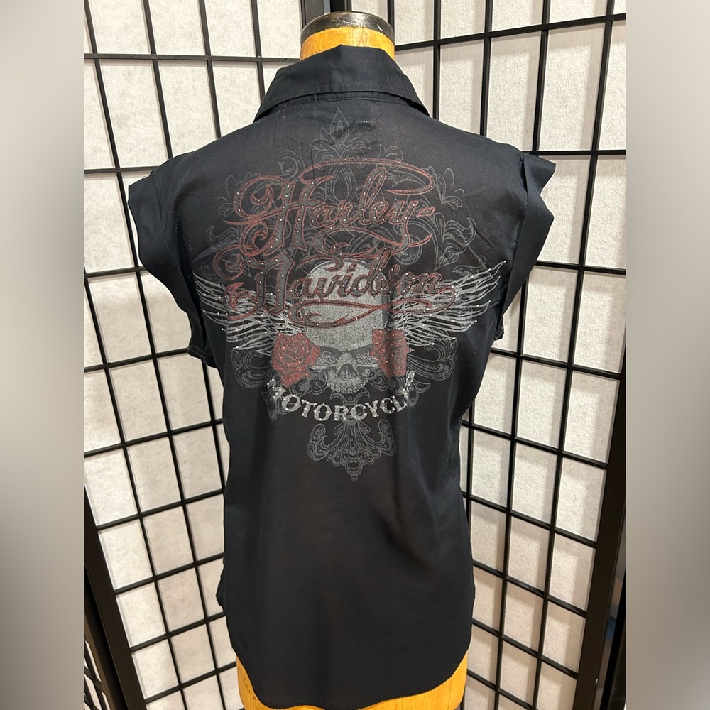 Harley Davidson Bling Button-Down Shirt